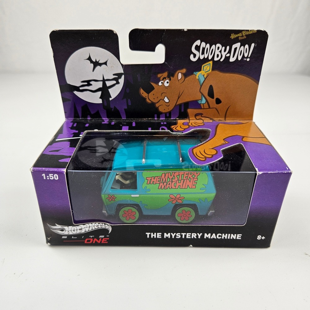 2013 MATTEL‎ HOT WHEELS HANNAH BARBERA SCOOBY DOO MYSTERY MACHINE ELITE ONE 1:50